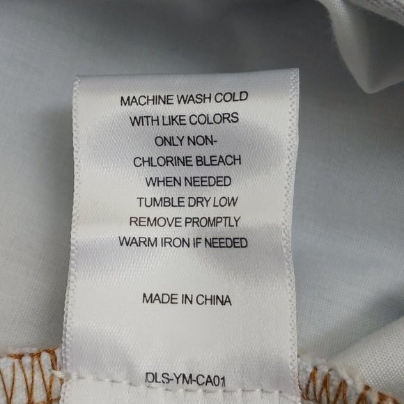 A LOVES A| NWT Sky Blue High Rise Straight Cropped Denim Size 32 - Picture 8 of 10